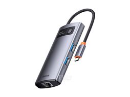Док-станция Baseus Metal Gleam Series 4-in-1 (WKWG070113)