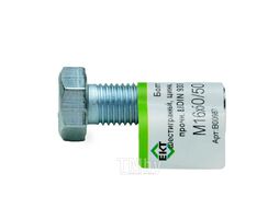 Болт с шестигранной головкой М16х50/50, DIN933 (ГОСТ 7798-70), прочн. 8.8, цинк, EKT B009871