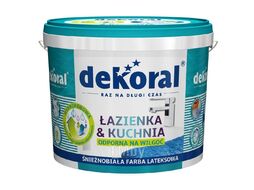 Краска латексная Lazienka & Kuchnia 3л влагостойкая белая DEKORAL 248756