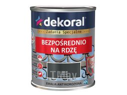 Эмаль на ржавчину 0,65л черный мат RAL9005 DEKORAL 442955