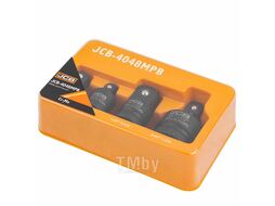 Набор адаптеров ударных 4пр (3/8"(F) x 1/2"(M), 1/2"(F) x 3/8"(M), 1/2"(F) x 3/4"(M), 3/4"(F) x 1/2"(M)), в ложементе JCB JCB-4048MPB
