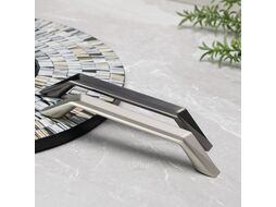 Ручка меб. кнопка мет. PRIZMA сатиновый никель, AKS