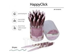 Ручка шариковая автоматическая "HappyClick. Кофемания. Чизкейк", 0,5мм, синяя Bruno Visconti 20-0241/52