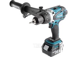 Шуруповерт ударный DHP458RFE аккумуляторный (18V / 2*3.0 Ah / 91 Nm / Кес) MAKITA DHP458RFE