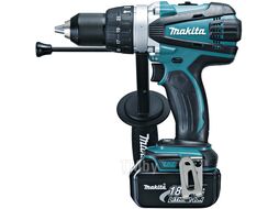 Шуруповерт ударный DHP458RFE аккумуляторный (18V / 2*3.0 Ah / 91 Nm / Кес) MAKITA DHP458RFE