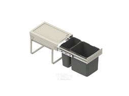 Мусорные контейнеры выдвижные 300 JC603 (1*7LT, 1*15LT), серый REJS