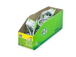 Крюк качельный с резьбой по дереву 8х80, EKT B009843