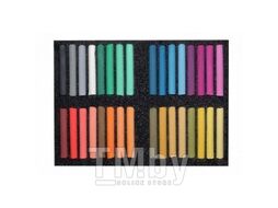 Пастель 32 цв. художественная мягкая, картонная коробка AquaColor К2532