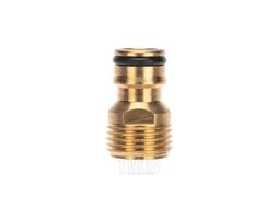 Адаптер латунный, 1/2", внешняя резьба ЧЕТЫРЕ СЕЗОНА 62-0276