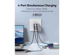 Сетевое зарядное устройство Baseus GaN6 Pro 65W EU Star Purple (P10162701533-00)