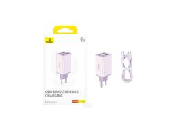Сетевое зарядное устройство Baseus GaN6 Pro 65W EU Star Purple (P10162701533-00)