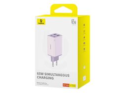 Сетевое зарядное устройство Baseus GaN6 Pro 65W EU Star Purple (P10162701533-00)