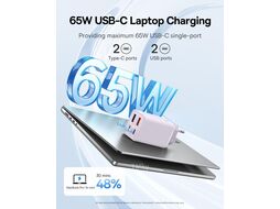 Сетевое зарядное устройство Baseus GaN6 Pro 65W EU Star Purple (P10162701533-00)