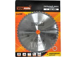 Пильный диск т/с 300/32мм Z48 (дерево, косой зуб уз.+10) Yourtools