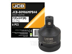 Адаптер-переходник ударный 1"(F) х 3/4"(M) (усиленный ,сталь SCM440) JCB JCB-80986MPB44