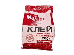 Клей для всех типов обоев 6-8рул 200гр Master Klein