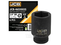 Головка ударная глубокая 3/4", 35мм (6гр.) JCB JCB-46510035