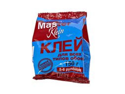 Клей для всех типов обоев 5-6рул 150гр Master Klein