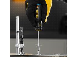 Отвертка, SL5x75 мм, S2, 3к рукоятка Denzel 121947