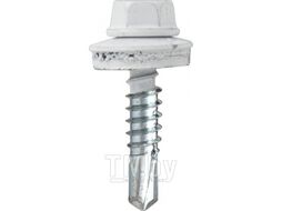 Саморез кров. 5,5х25 RAL 9003 насыщенно-белый PT3 (50шт) FixHaus