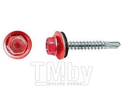 Саморез кров. 4,8х35(38) RAL 3003 рубиново-красный PT1 (50шт) FixHaus