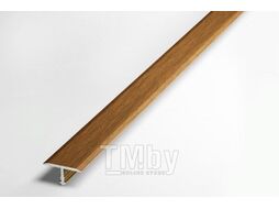 Порог алюминиевый Domoletti Т-обр гибкий 13мм 1,8м дуб темный