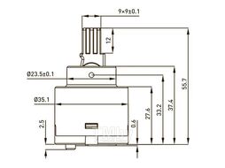 Картридж 35мм GROSS AQUA F0217