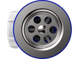 Сифон для умывальника 1 1/2"х40 с металлической решеткой Aquant