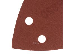 Треугольник абразивный на ворc. подложке под "липучку", перф., P 320, 150х150х100 мм, 5 шт. Denzel 738677