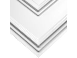 Панель ПВХ 3D облицовочная ПАЛЕРМО белый 595х595 мм Grace