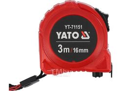 Рулетка 3мх16мм NYLON (бытовая) Yato YT-71151