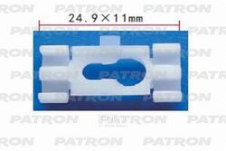 Клипса пластмассовая GM применяемость: молдинги PATRON P37-0734