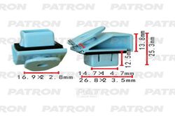 Клипса пластмассовая Honda Применяемость: Клипса крепления освещения номерного знака PATRON P37-2286