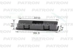 Клипса пластмассовая Jaguar применяемость: внутренняя отделка, потолок PATRON P37-1212