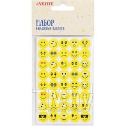 Наклейки 8х12,5 см "Emojie", 5 листов в наборе, блистер, deVente 8002068