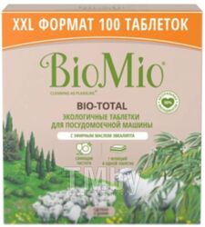 Таблетки для посудомоечных машин BioMio Bio-Total с эфирным маслом эвкалипта (100шт)