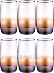 Набор стаканов Glasstar Карамельный омбре-3 RNKO_9370_3 (6шт)