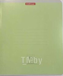 Тетрадь 12л ученическая в линейку Классика зеленая, (без надписи), зеленая Erich Krause 56502