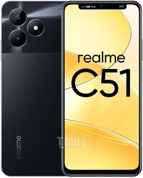 Смартфон Realme C51 6GB/256GB Carbon Black (RMX3830)