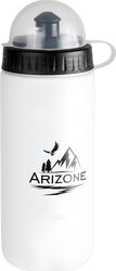 Бутылка для воды (фляга для велосипеда), 500 мл., белая, ARIZONE