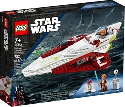 Конструктор LEGO Star Wars Джедайский истребитель Оби-Вана Кеноби (75333) (Star Wars, рекомендуемый возраст 7 лет, 282 детали)