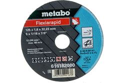 Круг отрезной нерж Flexiarapid 125x1,6 прямой METABO 616182000