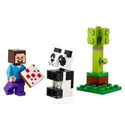 Конструктор LEGO Minecraft Стив и малышка Панда Polybag (30672)