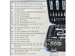 Набор инструментов 108пр. 1/4", 1/2" (6-гр.) (4-32мм) Scheppach Sch-41082-5