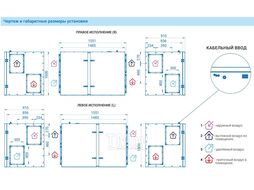 Приточно-вытяжная установка Атмосфера AF-R-1700-H-E