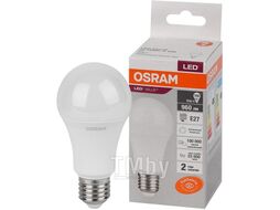 Лампа светодиодная А100 12Вт Е27 4000К 4058075579002 LED Value OSRAM