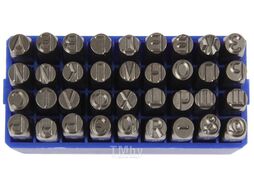 Клейма буквенные кириллица 6мм (HRC 60+-2 DIN 1451) JTC JTC-7253