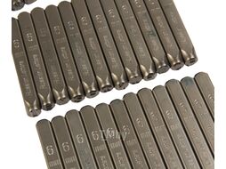 Клейма буквенные кириллица 6мм (HRC 60+-2 DIN 1451) JTC JTC-7253