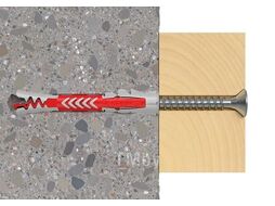 Дюбель Fischer DuoPower 6x30 DIY 100шт (535453)