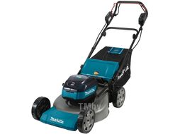 Газонокосилка аккумуляторная MAKITA XGT LM002GT201 (40.0 В, 2 акк., 5.0 А/ч, Li-Ion, шир. 530 мм, выс. 20-100 мм, пластм. корпус, травосборник 70)